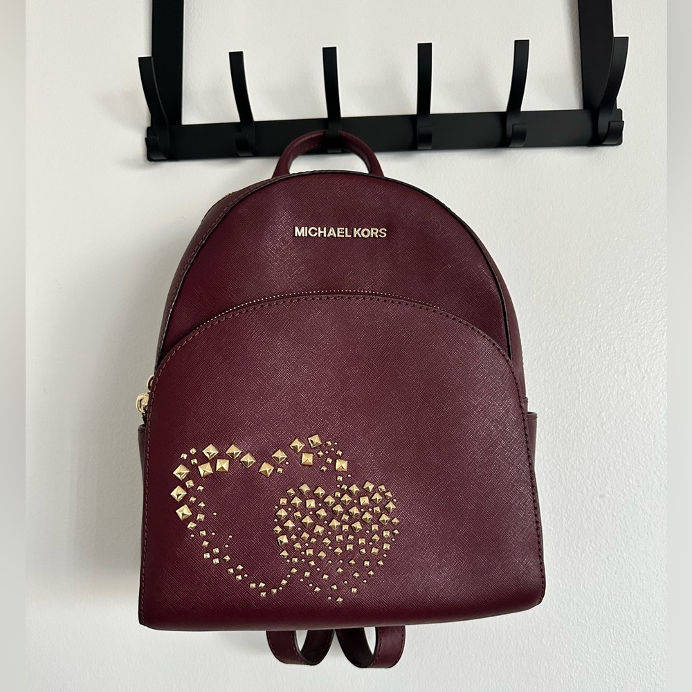 Michael Kors Burgundy Back Pack